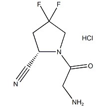 (S)-1-(2-Aminoacetyl)-4,4-difluoropyrrolidine-2-carbonitrile Trifluoroacetate CAS Nru:1448440-51-4