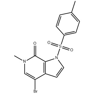 4-bromo-6-metil-1-tosil-1H-pirrolo[2,3-c]piridin-7(6H)-one CAS Nru. :1445993-87-2